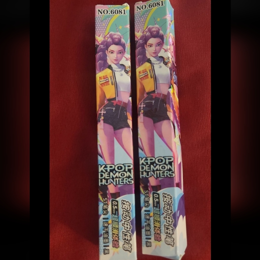 New KPop Demon Hunters Ball Point Pens 2